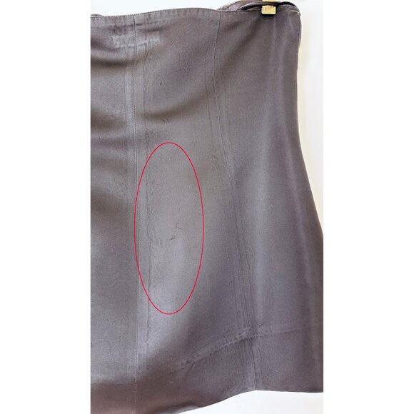 Helmut Lang Black Satin Top Bustier 1995 Vintage Archive 90s Made In Italy - Picture 13 of 16